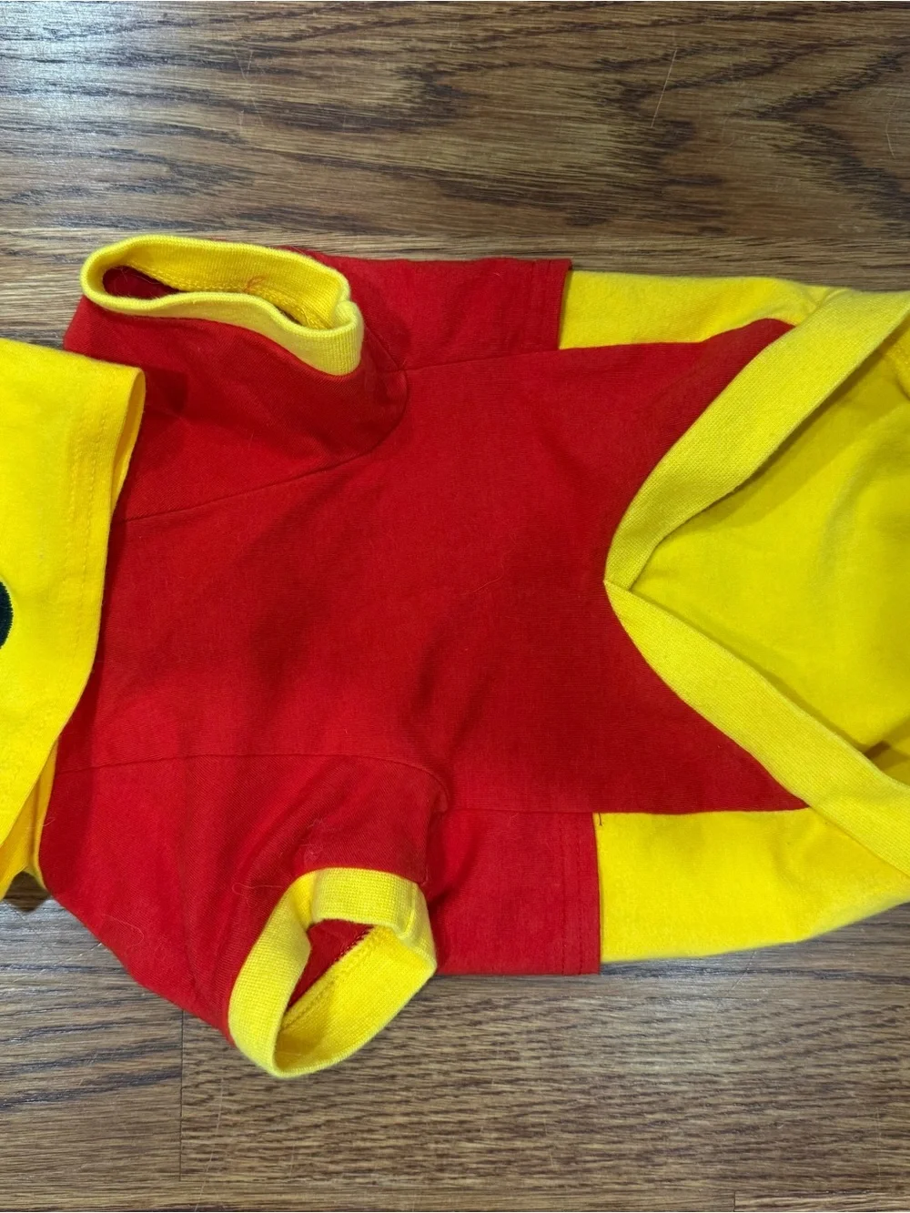 Winnie the Pooh Red & Yellow Pet Hoodie